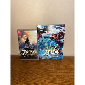 Legend of Zelda Breath of the Wild (Nintendo Switch) Complete w/Explorer's Guide
